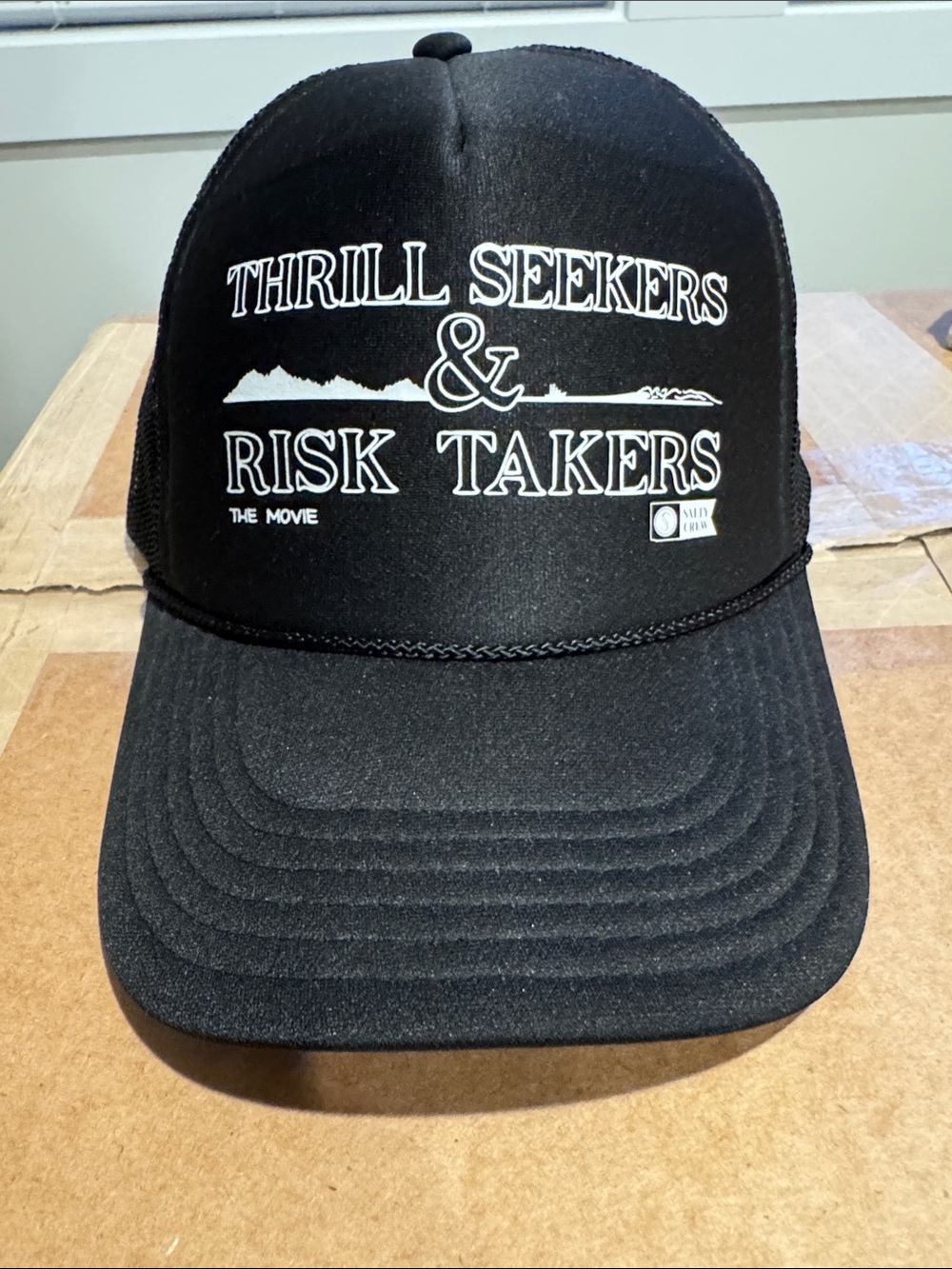 Salty Crew Thrill Seekers & Risk Takers Black Trucker Hat
